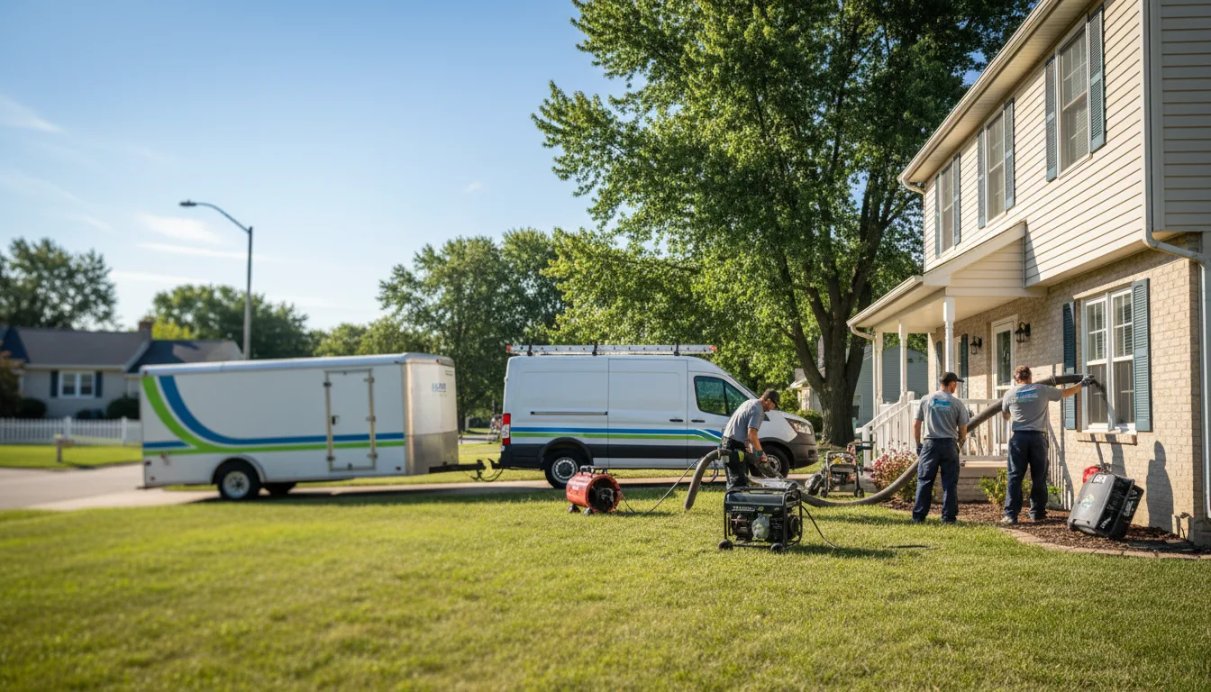 Flooded Basement Restoration And Cleanup With Repair in Sidney, MI near me